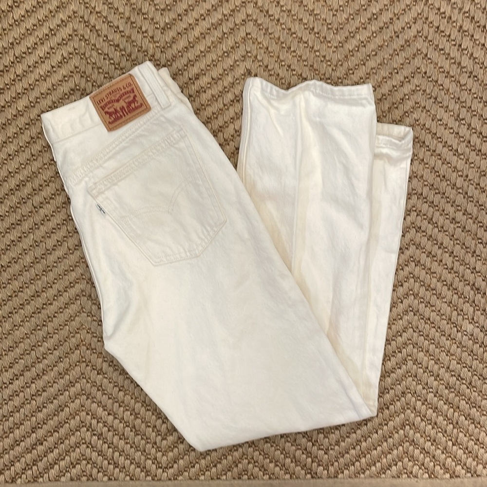 Levi's - Low Pro Straight Denim Jeans - Cream Neutral - 27